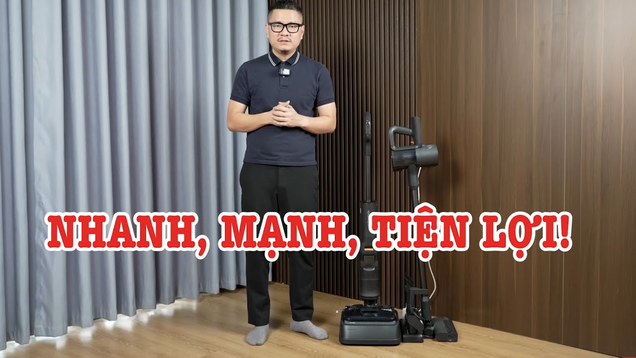 Trên tay Roborock F25 ACE Combo: Hút bụi lau nhà cầm tay TIỆN LỢI, NHANH VÔ CÙNG!