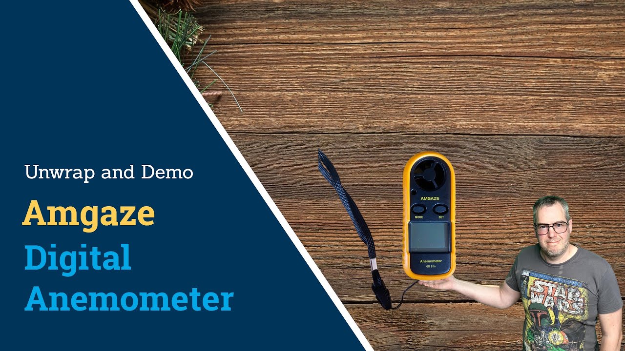 Amgaze Digital Anemometer Unbox and Demo