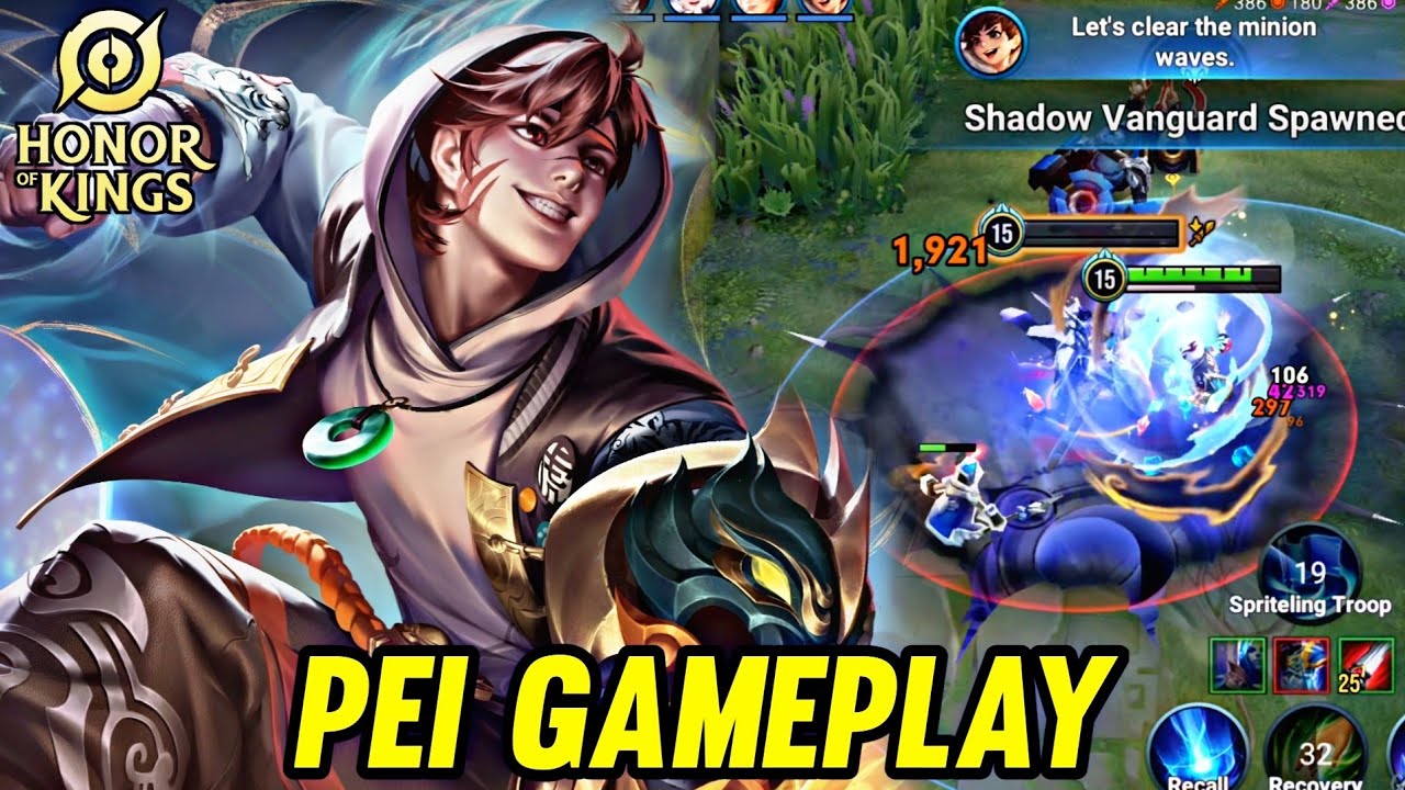 HOK : PEI GAMEPLAY | IN JUNGLE - HONOR OF KINGS 