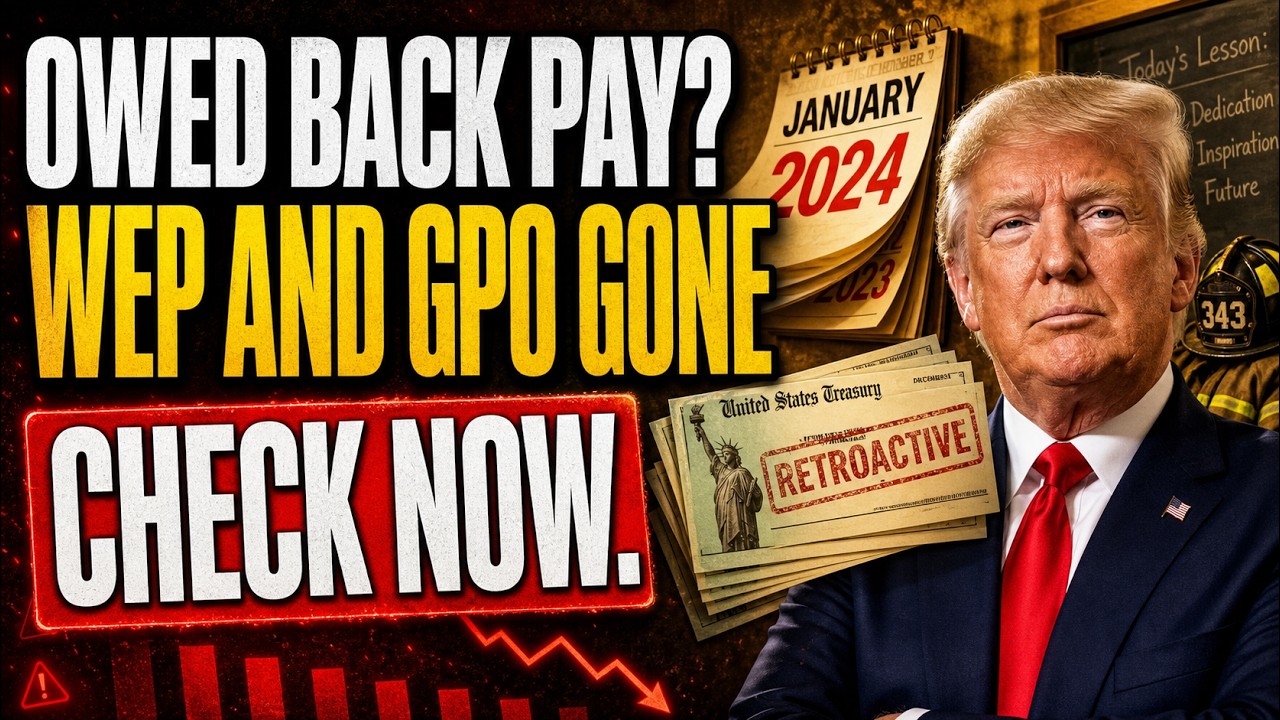 WEP and GPO Are GONE &mdash; Millions of Seniors May Be Owed Thousands in Back Pay
