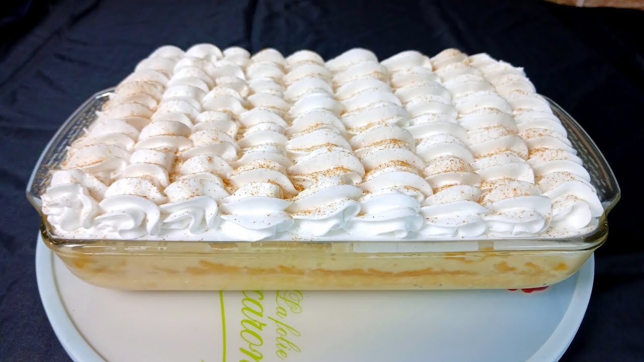 Torta tres leches, receta fácil. 