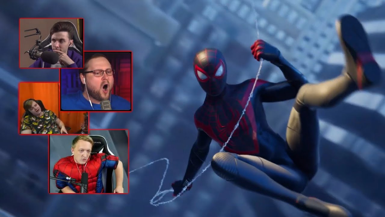 Редакция Летсплейщиков на новый костюм Майлза Моралеса | Spider man: Miles Morales