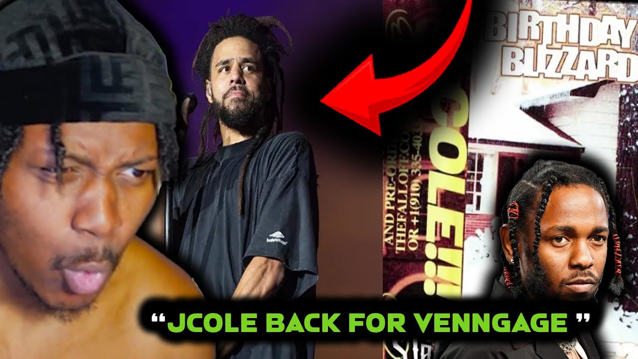 J Cole Address Kendrick Lamar Apology In Birthday BLIZZARD FREESTYLE ....