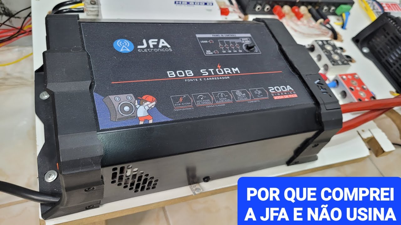 FONTE JFA BOB STORM 200a E 300a DE PICO. 💥 #somautomotivo #tornado2200