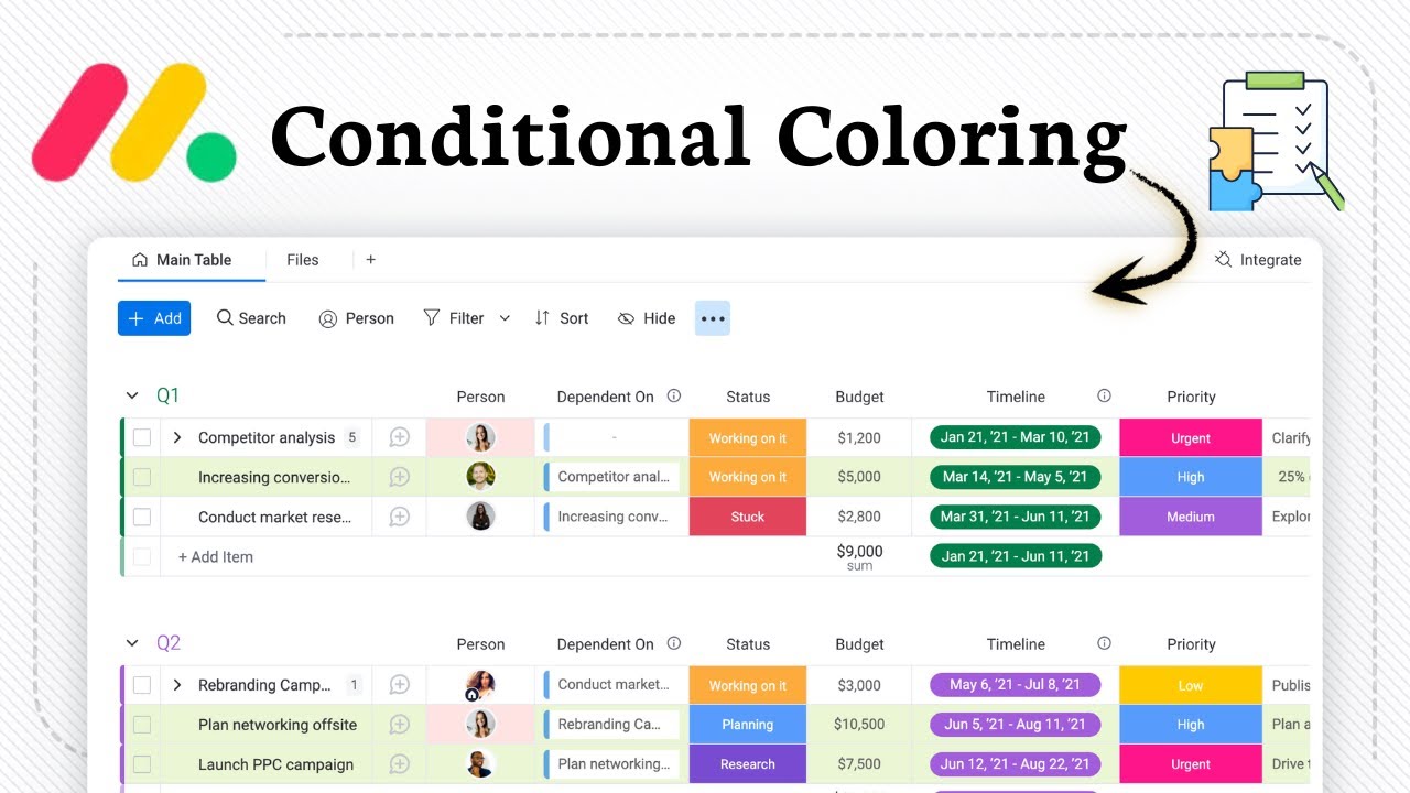 How to Do Conditional Coloring in Monday.com (Color Code Your Board)