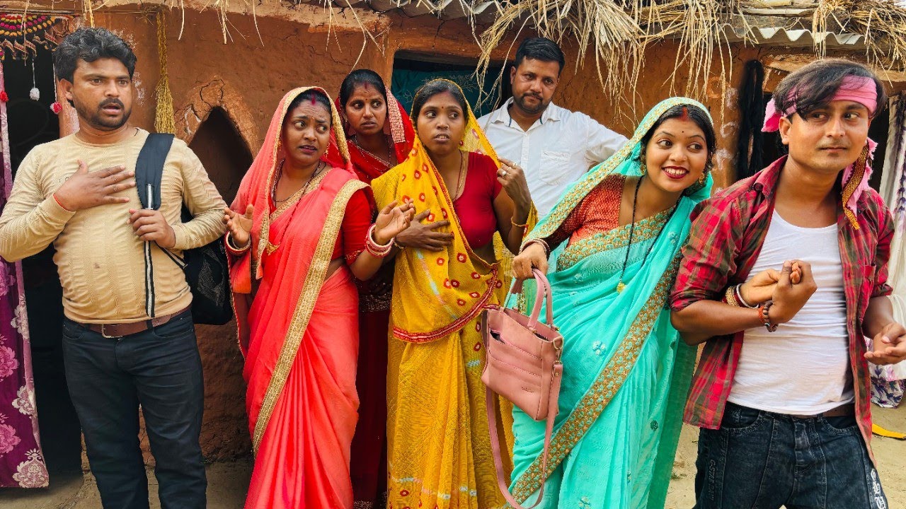 प्रेगनेंट चालबाज औरत, देखिये कैसे पति छोड़ आशिक साथ के साथ हुई फरार।|Devar Bhauji Priti Singh Comedy