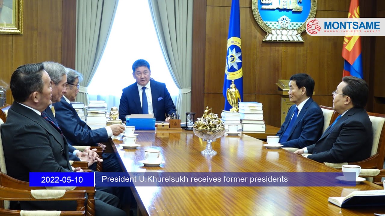 President U.Khurelsukh receives former presidents