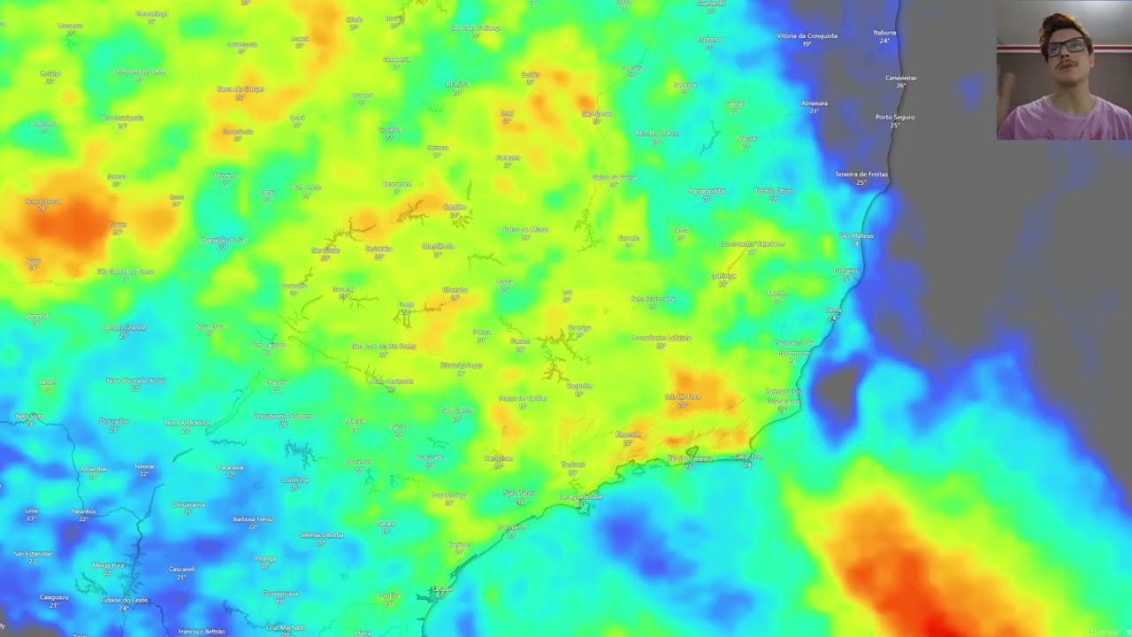 Chuva persiste no Sudeste do Brasil ao longo da Semana - terça-feira de alerta para SP - 02/02/2026