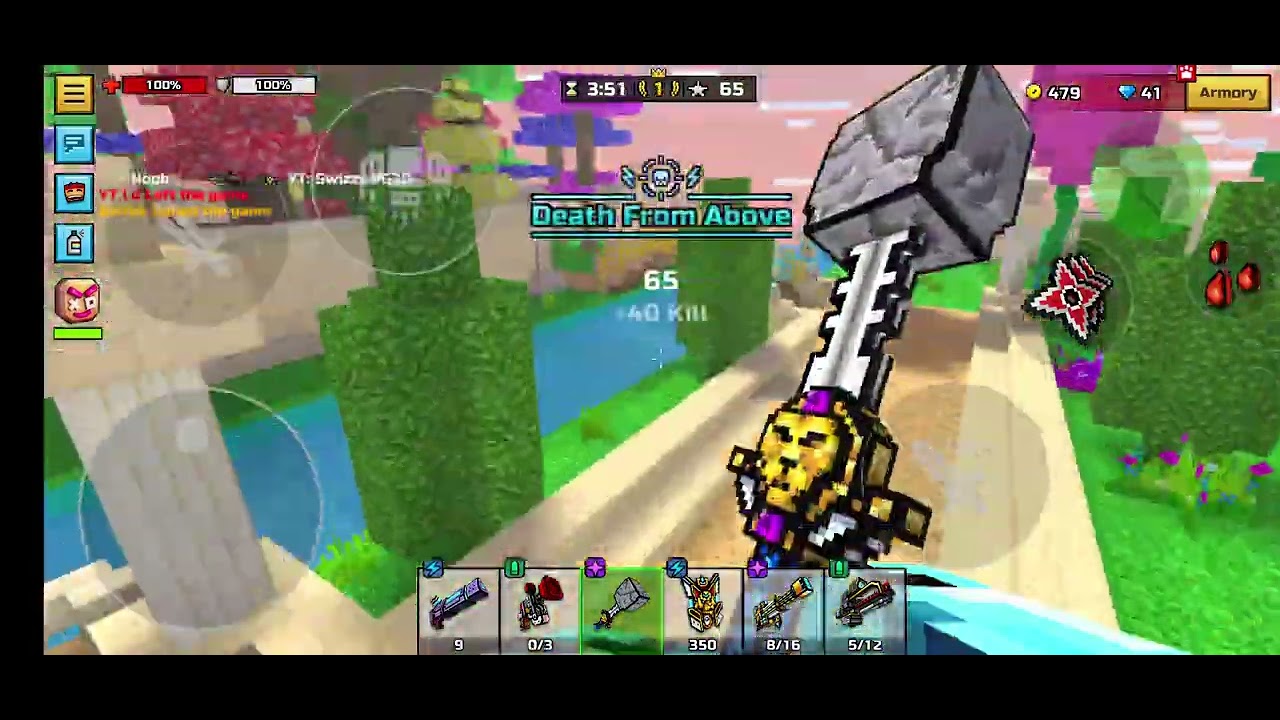 Completing some of the challenge from the pixel pass - Pixel gun 3d