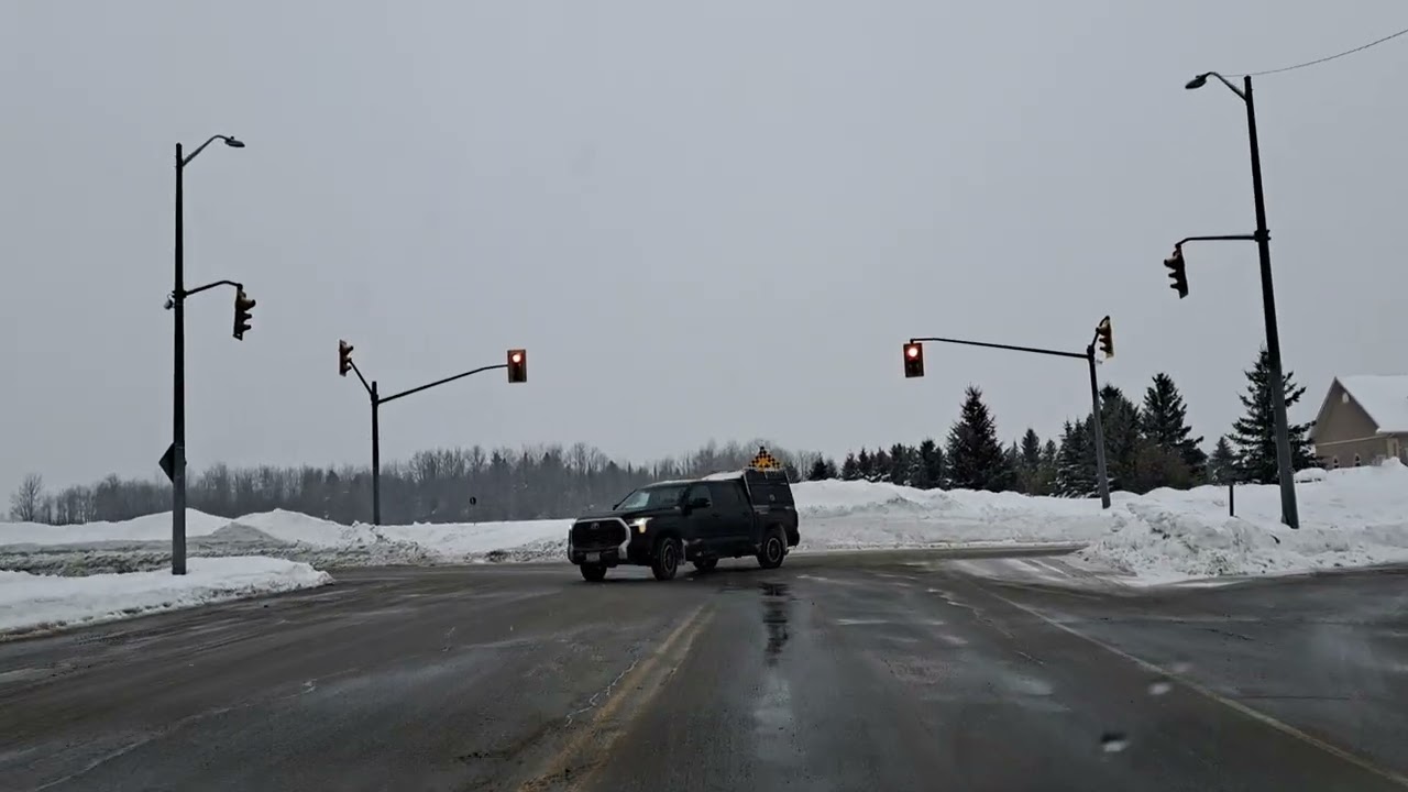 Let's Drive.. LaFleur Drive to Shirley Street. TO the Timmins Square Jan 7th 2026