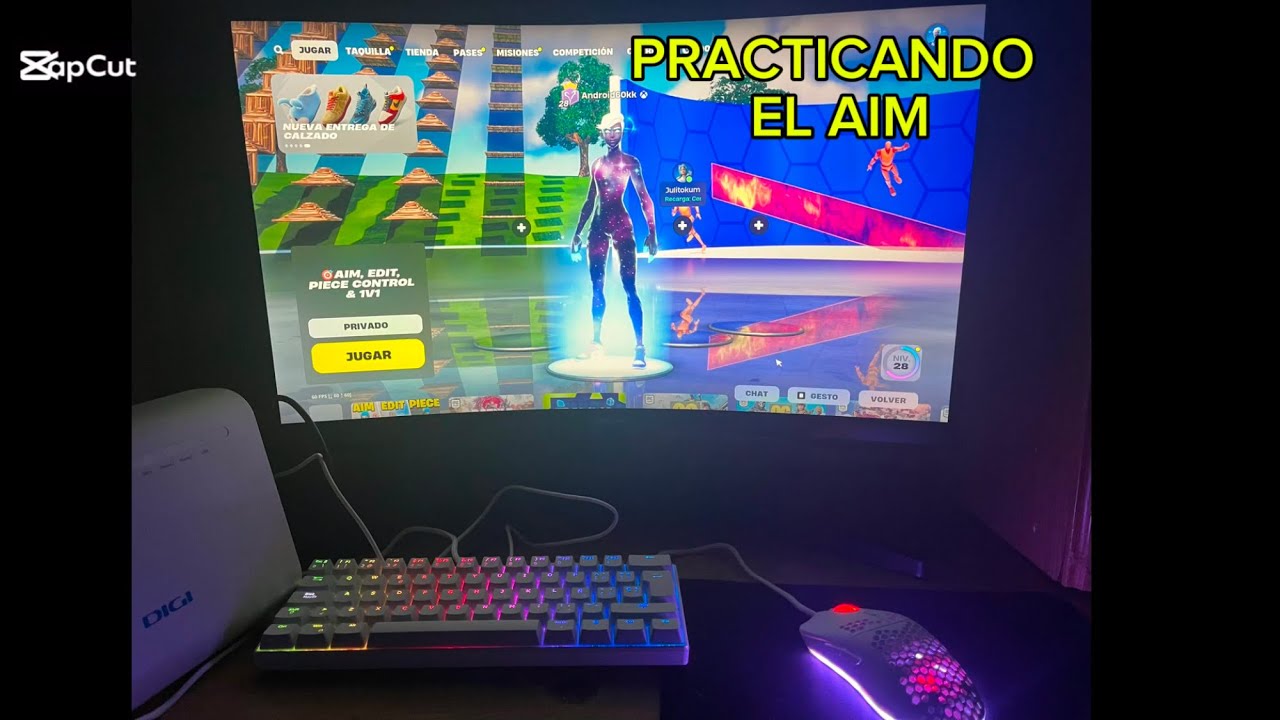 Practicando el AIM en TECLADO Y RATÓN