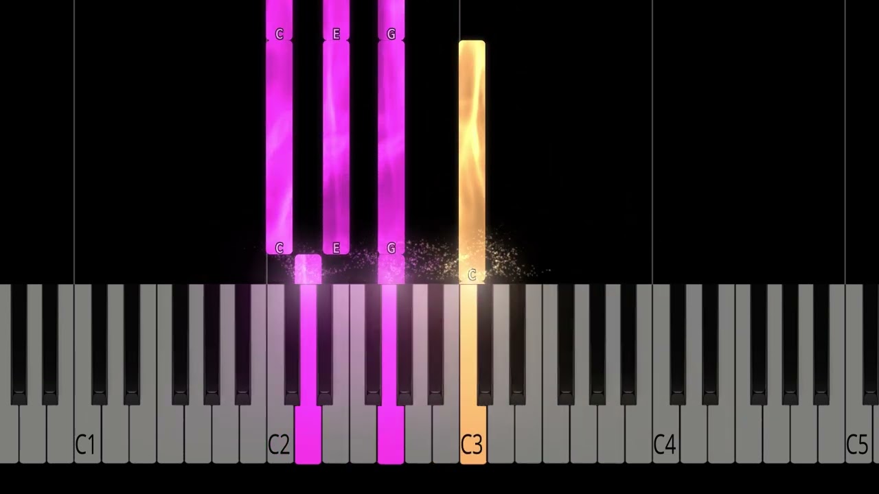 Where Have All the Flowers Gone - Pete Seeger | Slow Intermediate Piano Tutorial