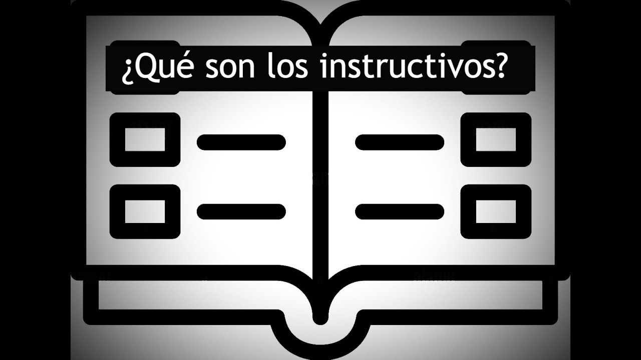 Los instructivos y sus caracter&iacute;sticas para ni&ntilde;os