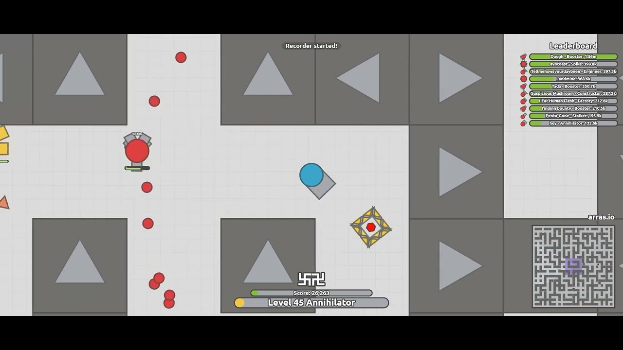 Killing a Relic in Magic Maze Arras.io