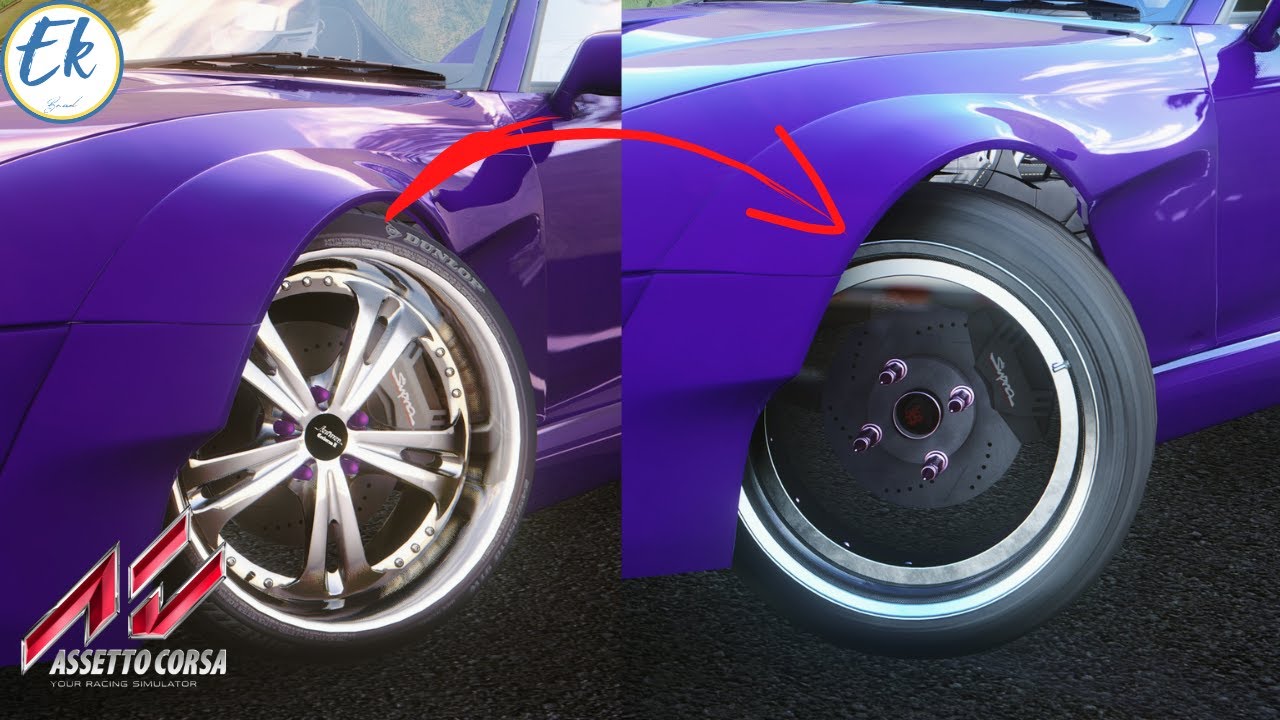 80%的人看一遍還是沒辦法學會的事情丨Assetto Corsa 模組製作教學－換零件(鋁圈) 【Ek】