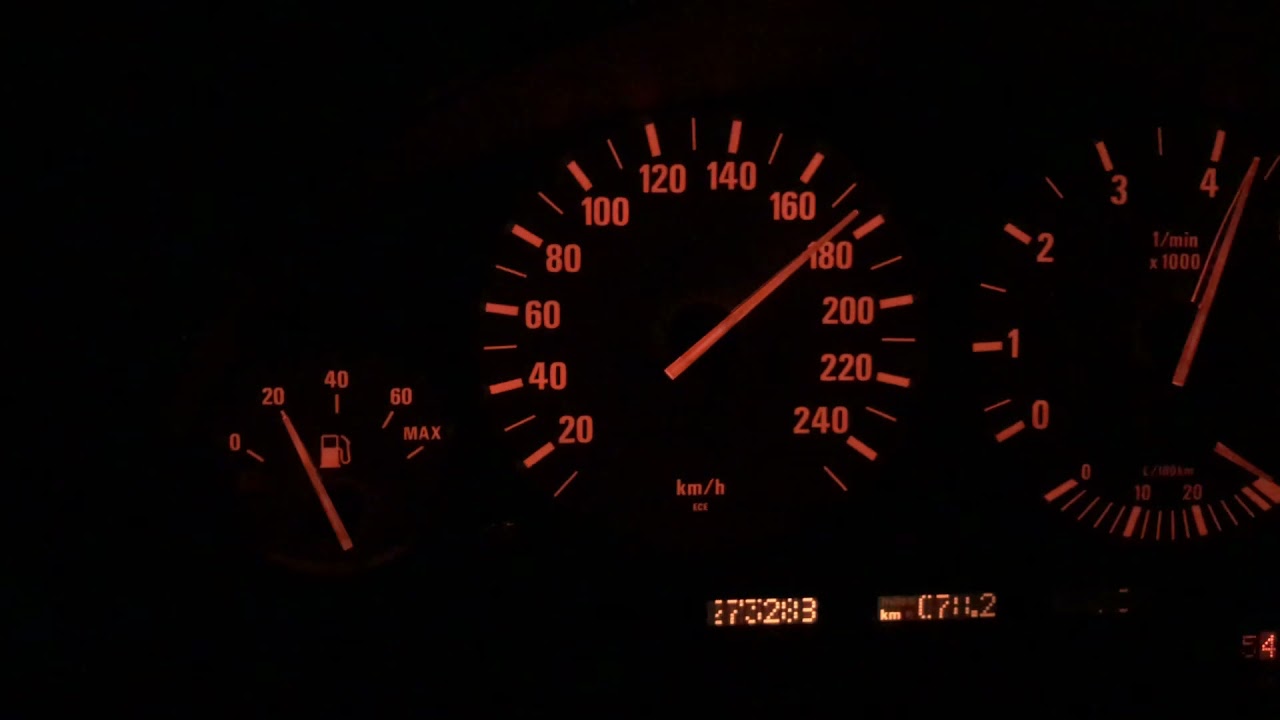 BMW 735i E38 0-220~ KM/H