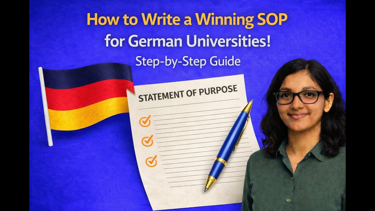How to Write a Winning SOP for German Universities!  Step-by-Step Guide!