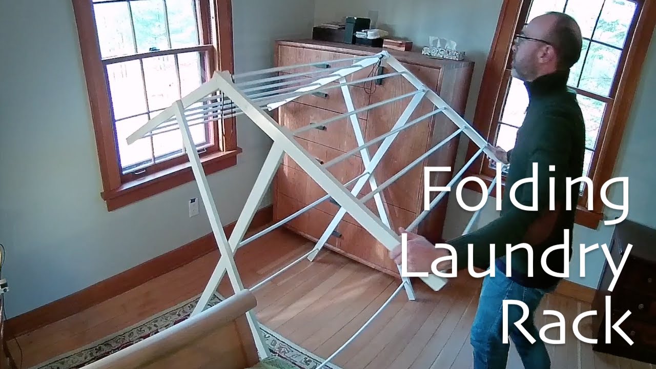 Build a Folding Clothes Drying Rack