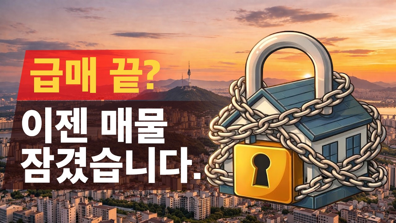 팔 사람 다 팔았다!&hellip;정부의 보완 대책에도 사라져가는 부동산 매물ㅣ부동산&