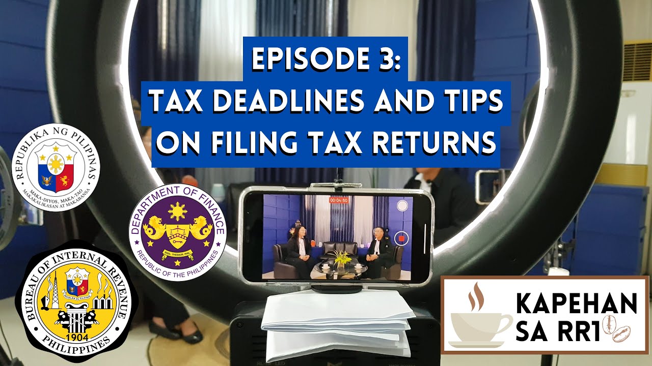 Kapihan sa RR1 Episode 3 - Tax Deadlines and Tips on Filing Tax Returns