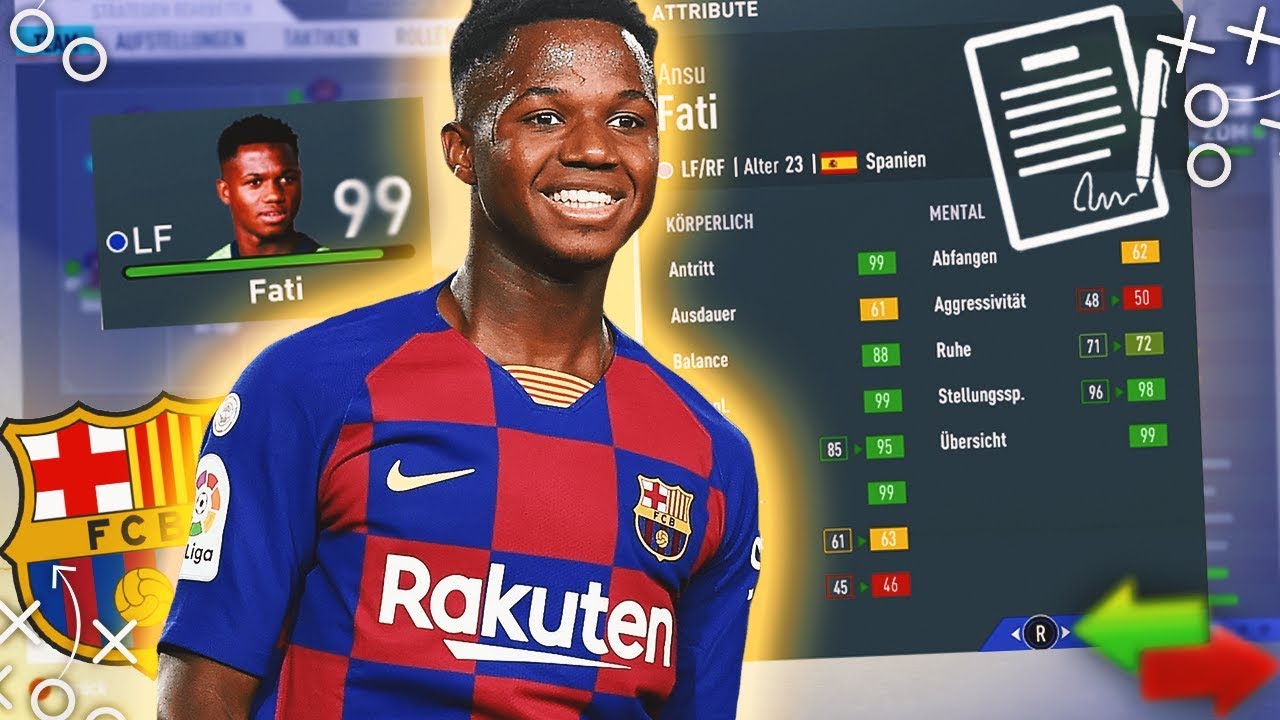 Das HEFTIGSTE TALENT ist nicht MBAPPE? 😱 ANSU FATI hat 99 POTENZIAL 😱 Fifa 20 Karrieremodus 💥😍