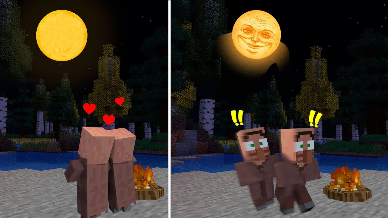 Esta pareja de aldeanos estaba viendo la luna, pero no era la luna…[historia con mods]