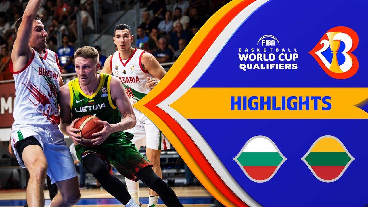 🇧🇬 BUL - 🇱🇹 LTU | Basketball Highlights - #FIBAWC 2023 Qualifiers