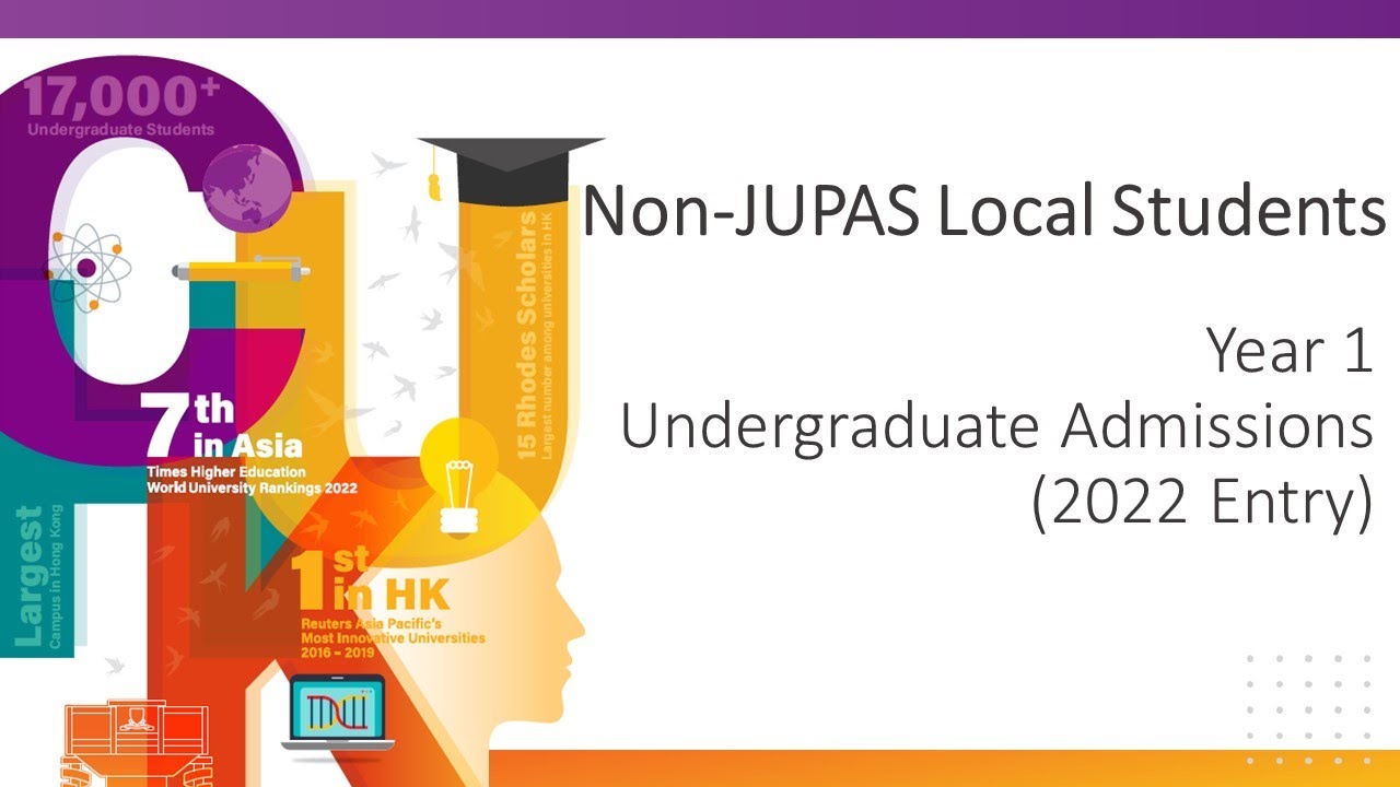 CUHK Non-JUPAS Local Year 1 Admission (2022 Entry)