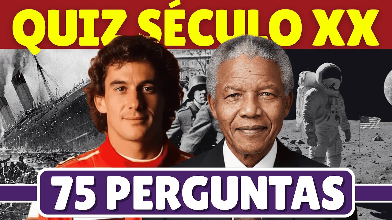 🌍 Quanto você sabe sobre o SÉCULO XX? 💡 | 🧠 QUIZ DE CONHECIMENTOS GERAIS 🏆❓📚✨