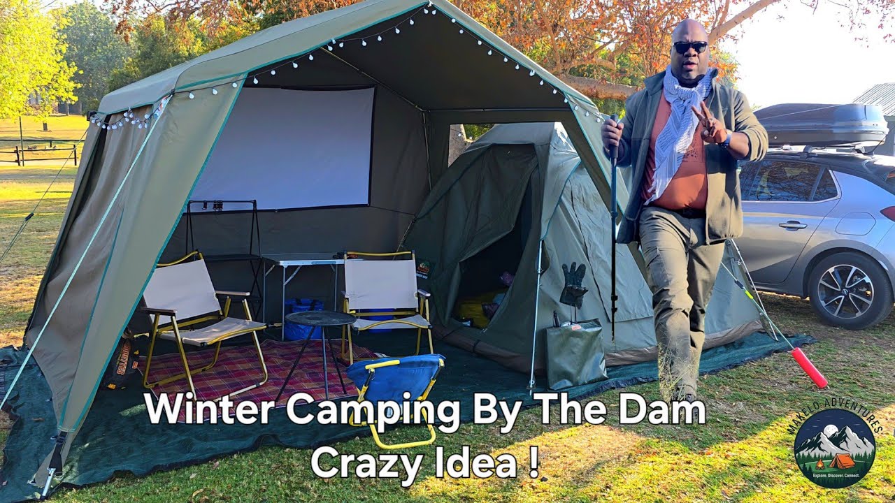 Winter Camping By The Dam !  Good or Bad Idea?