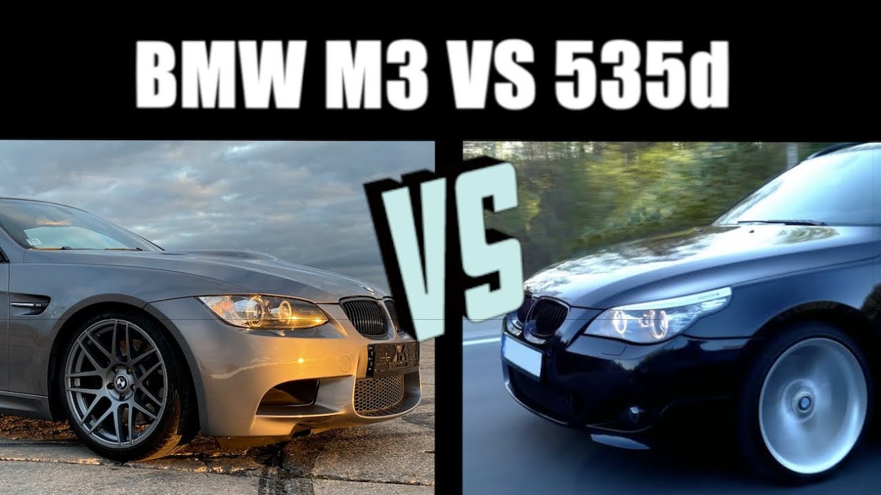 BMW M3 vs 535d DRAGRACE