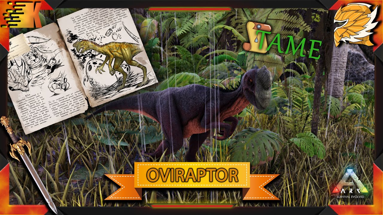 آموزش بازی ARK: تیم کردن اویرپتور (Oviraptor)
