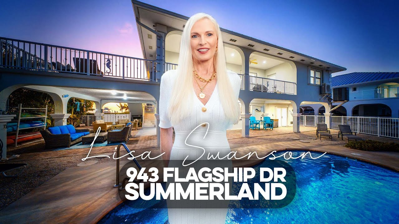 Stunning waterfront pool estate with gorgeous open water views 943 Flagship Dr Summerland Key $2.5M