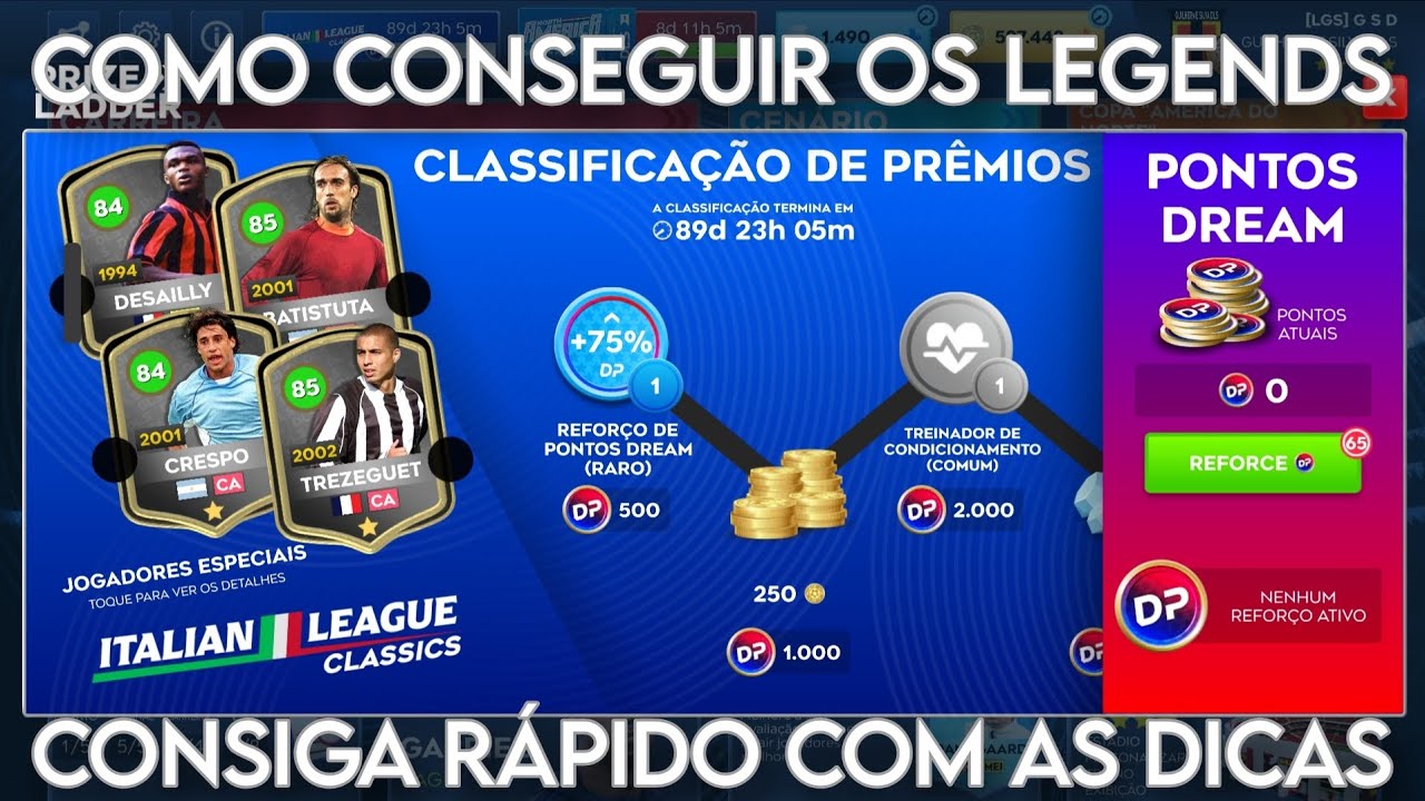 DLS 26 | COMO CONSEGUIR OS LEGENDS RÁPIDO ( Melhores Dicas Para Conseguir )