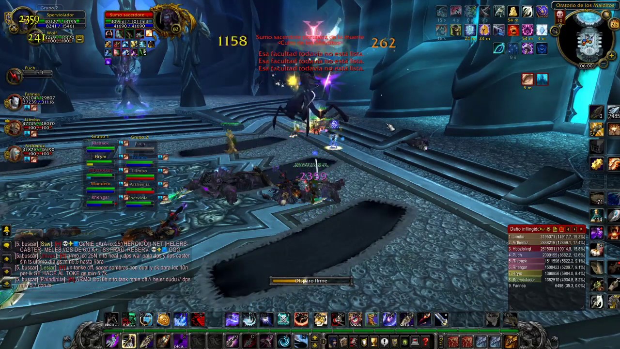 jugando al wow  corona de hielo ICC 10 H ( cazador pve 3.3.5)