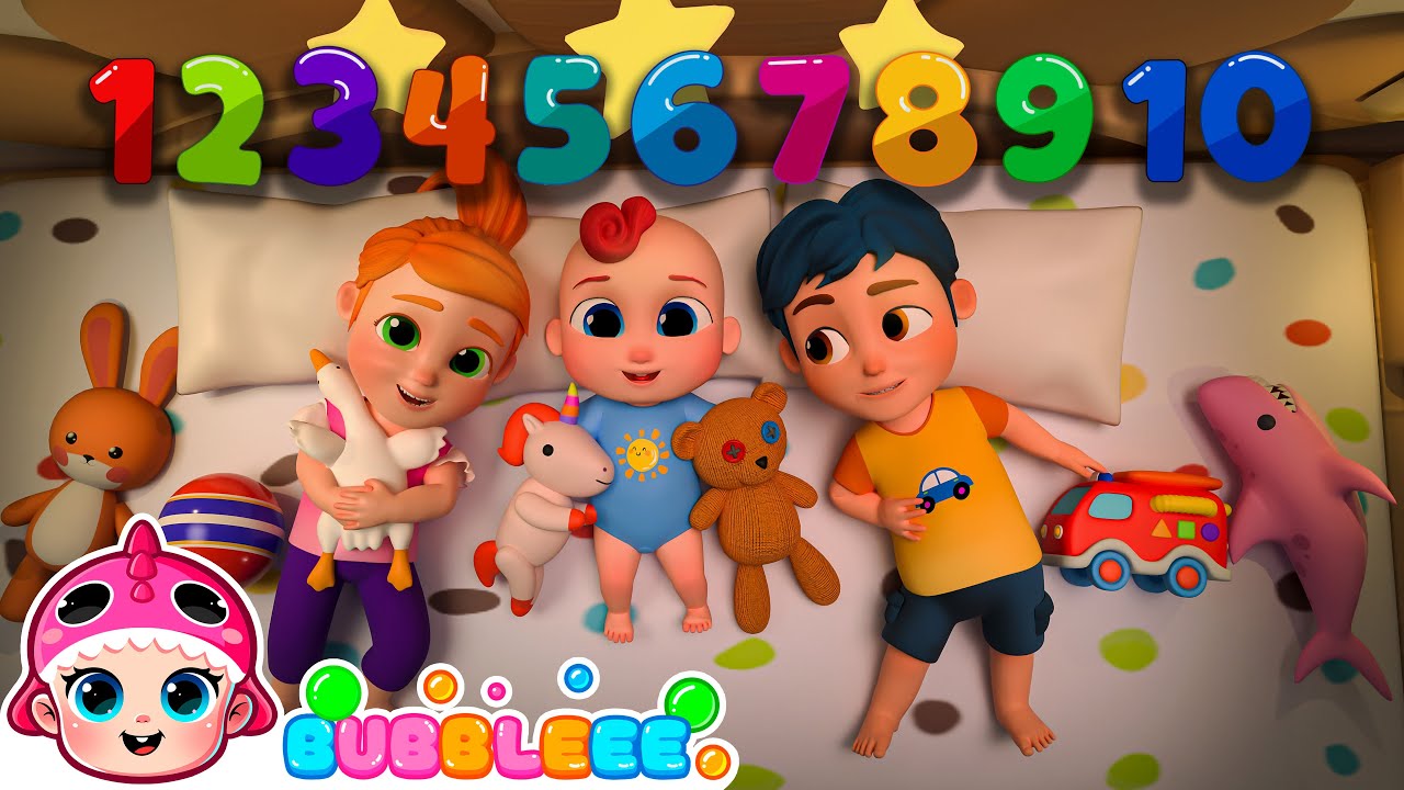 Ten In The Bed +MORE Kids Songs | 1 - 10 Count Learning | Bubbleee Nursery Rhymes