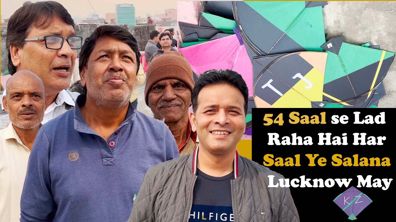 54 Year Old Salana Kite Fighting In Lucknow | Addhi Kite Fight From Terrace | Salana Kite Fighting
