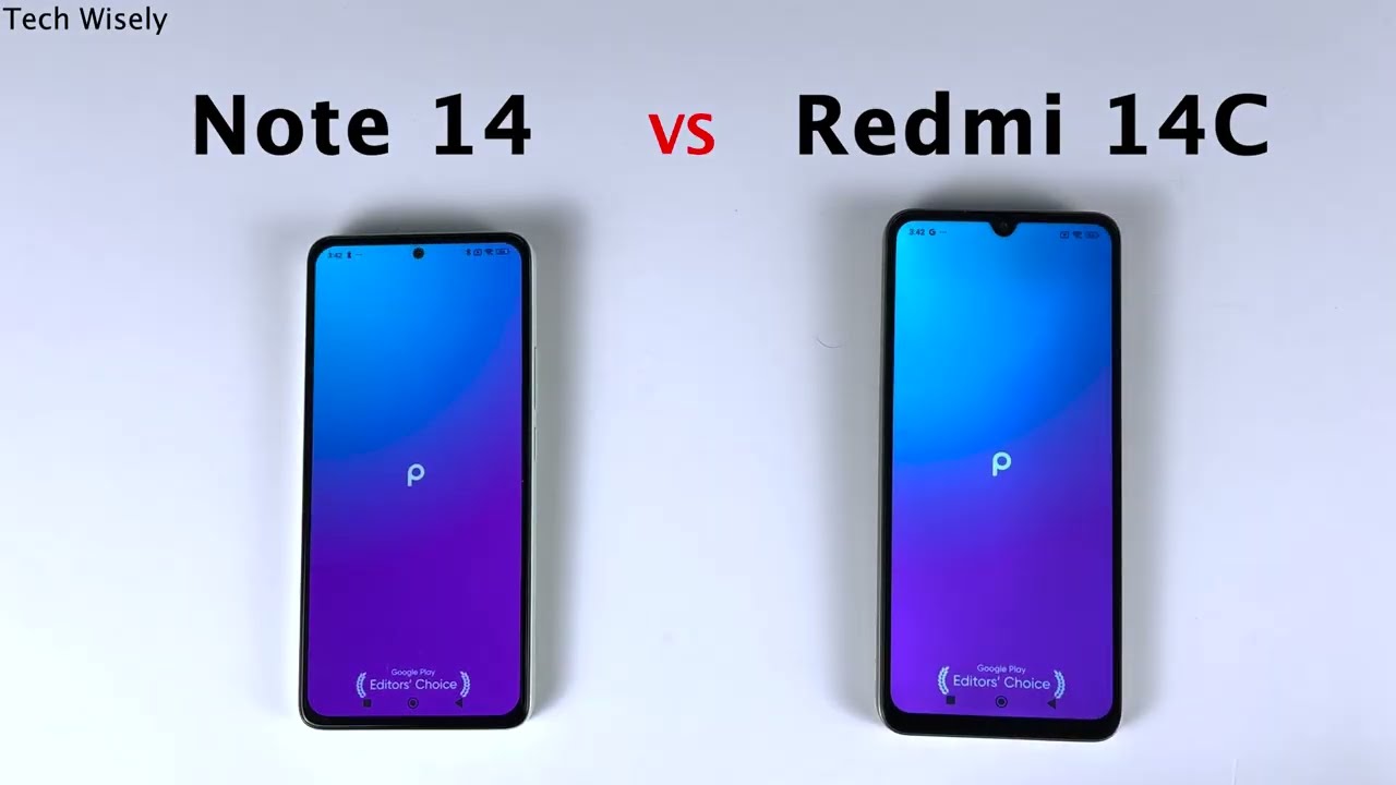 Redmi Note 14 против Redmi 14C — тест скорости