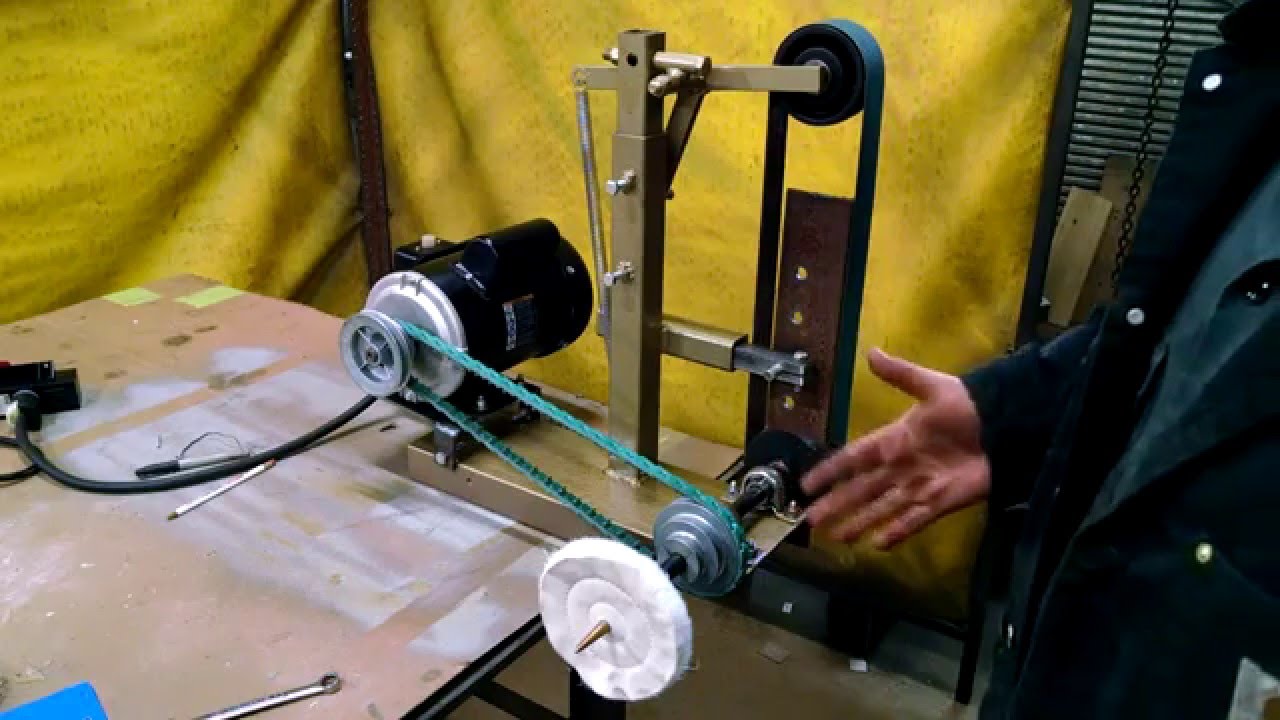 Homemade 2x48 Universal Grinder with Buffing Wheel!