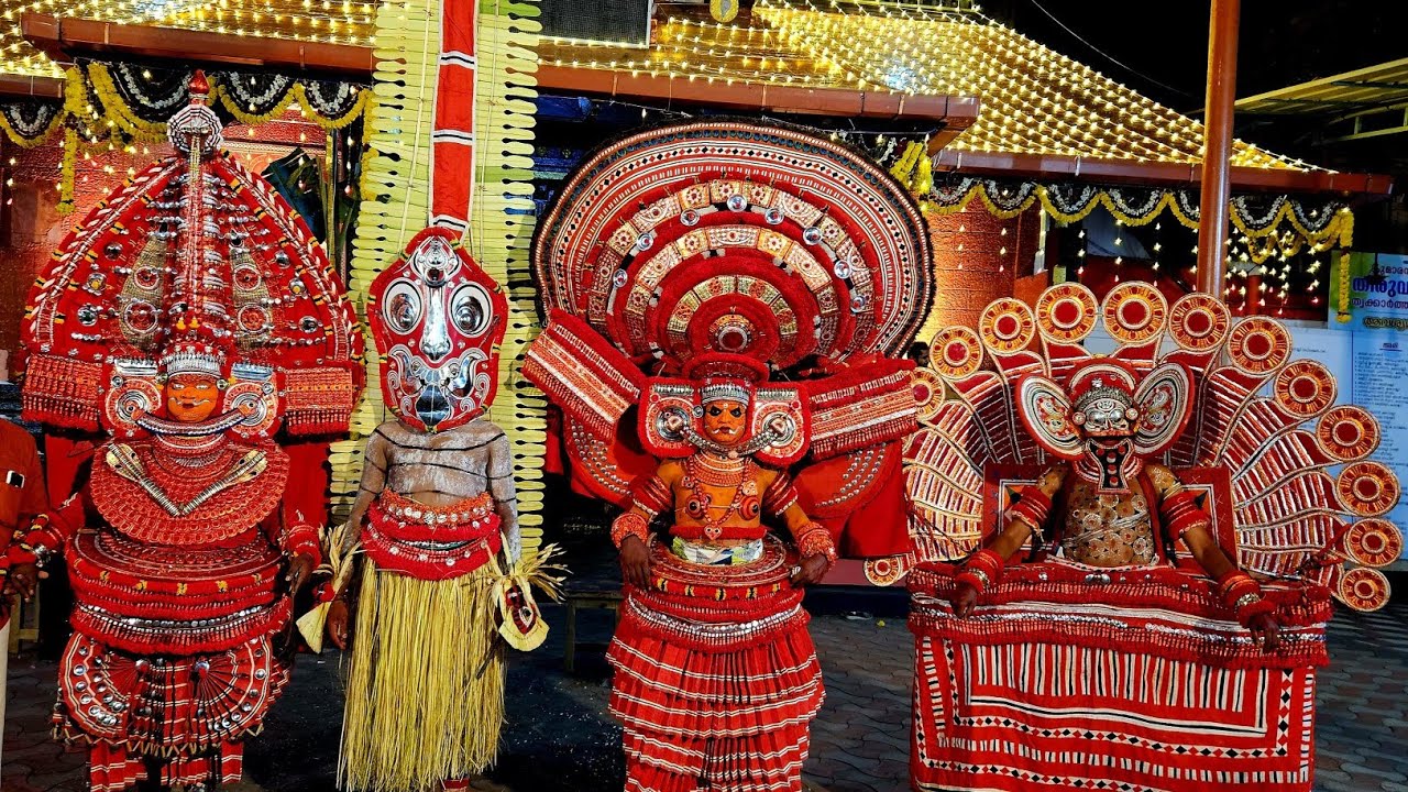 ഉറഞ്ഞാടി തെയ്യക്കോലങ്ങൾ 🔥🔥🔥| #theyyam #kerala #spiritual #festival