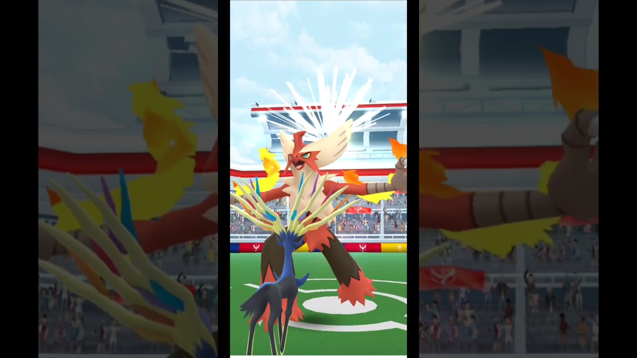 Mega blaziken raid battle Pokemongo #ポケモンgo #pokemon #pokemongo #megablaziken #pogoraids #raidbattle