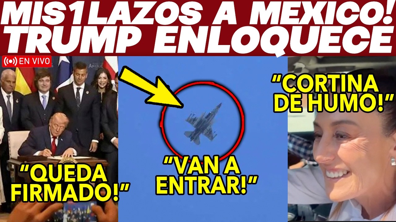 TRUMP SIN SALIDA! FRACASA REUNION, VA CONTRA MEXICO. ANUNCIA M1SILAZ0S. CLAUDIA RESPONDE
