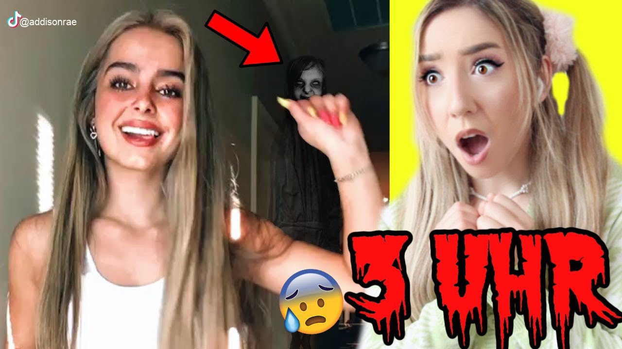 SCHAUE niemals 3 Uhr Nachts diese TIKTOK Videos mit BFF oder alleine im HAUS vor HALLOWEEN 2021