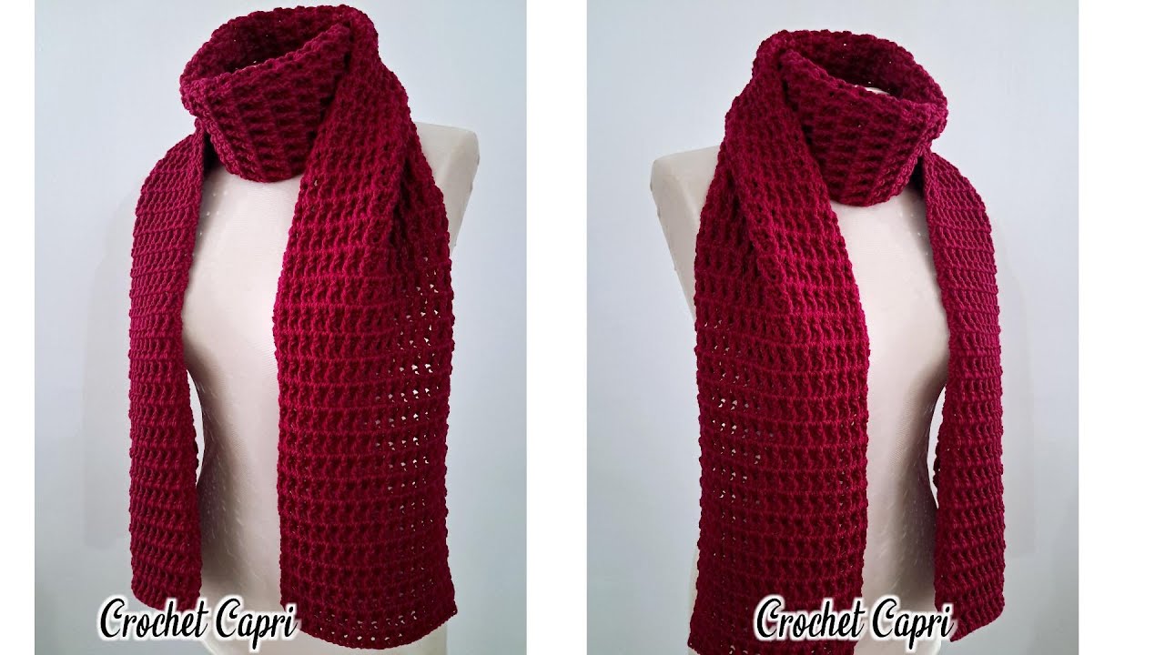 ❄️BUFANDA A CROCHET🧣✨️🎁