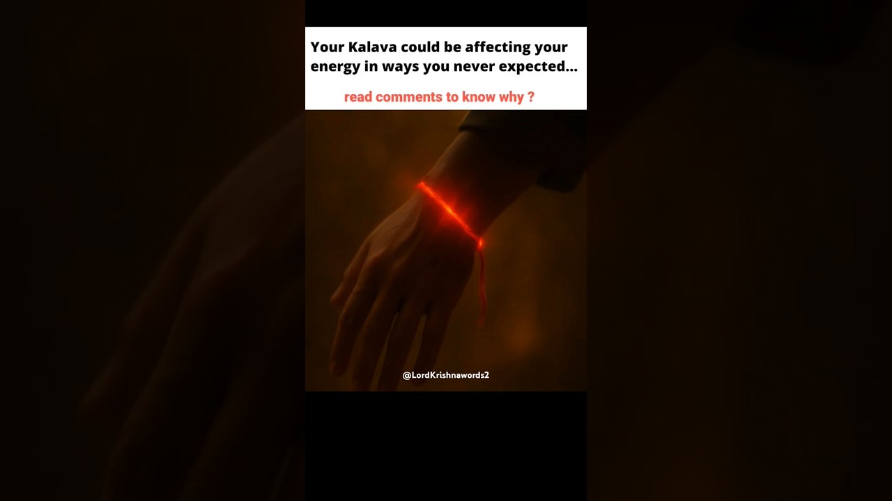 Why Your Kalava Might Be Harming Your Energy | Hidden Truth of Red Sacred Thread 🧵🔥 #shorts #mahadev