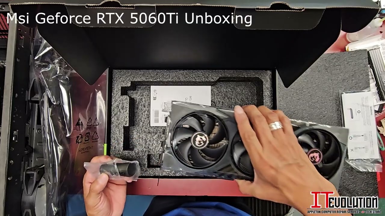 MSI GeForce RTX 5060Ti Unboxing