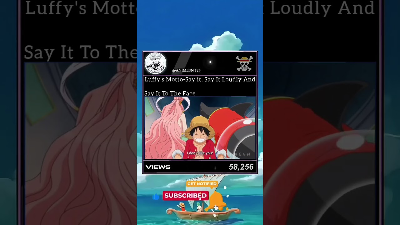Shirahoshi The Crybaby 😆 #Luffy #Shirahoshi #Onepiece