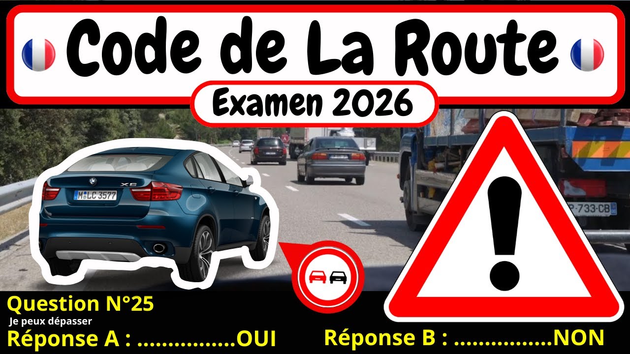 ✅ TEST GRATUIT DU CODE DE LA ROUTE 2026 🚗 #114