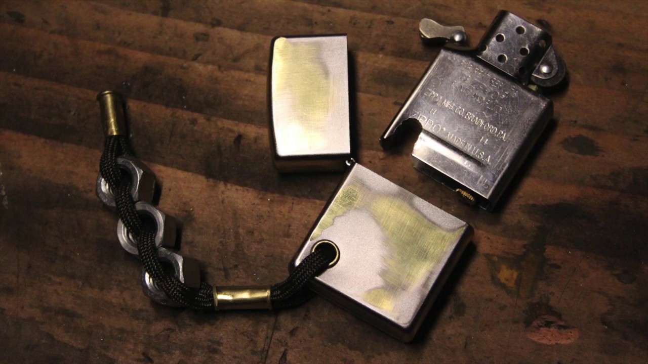 customizing a zippo lighter