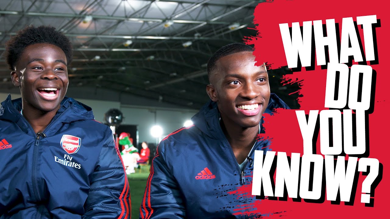 😅THIS IS GREAT | Bukayo Saka vs Eddie Nketiah | What Do You Know?